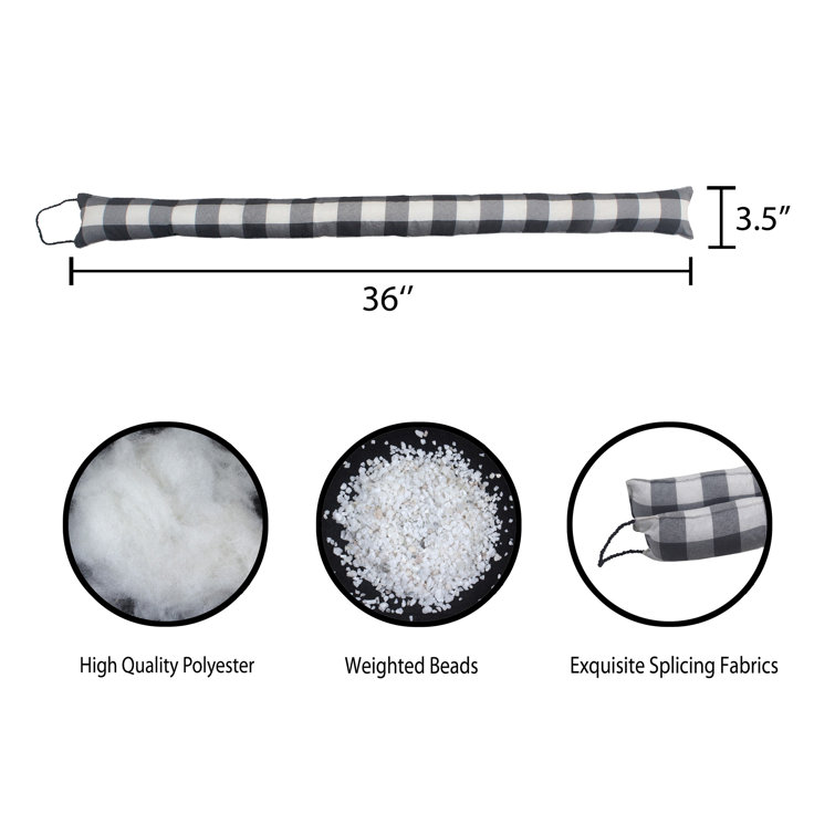 Ess Ess Exports BufflPld Draft Stopper Fabric Draft Excluder Wayfair